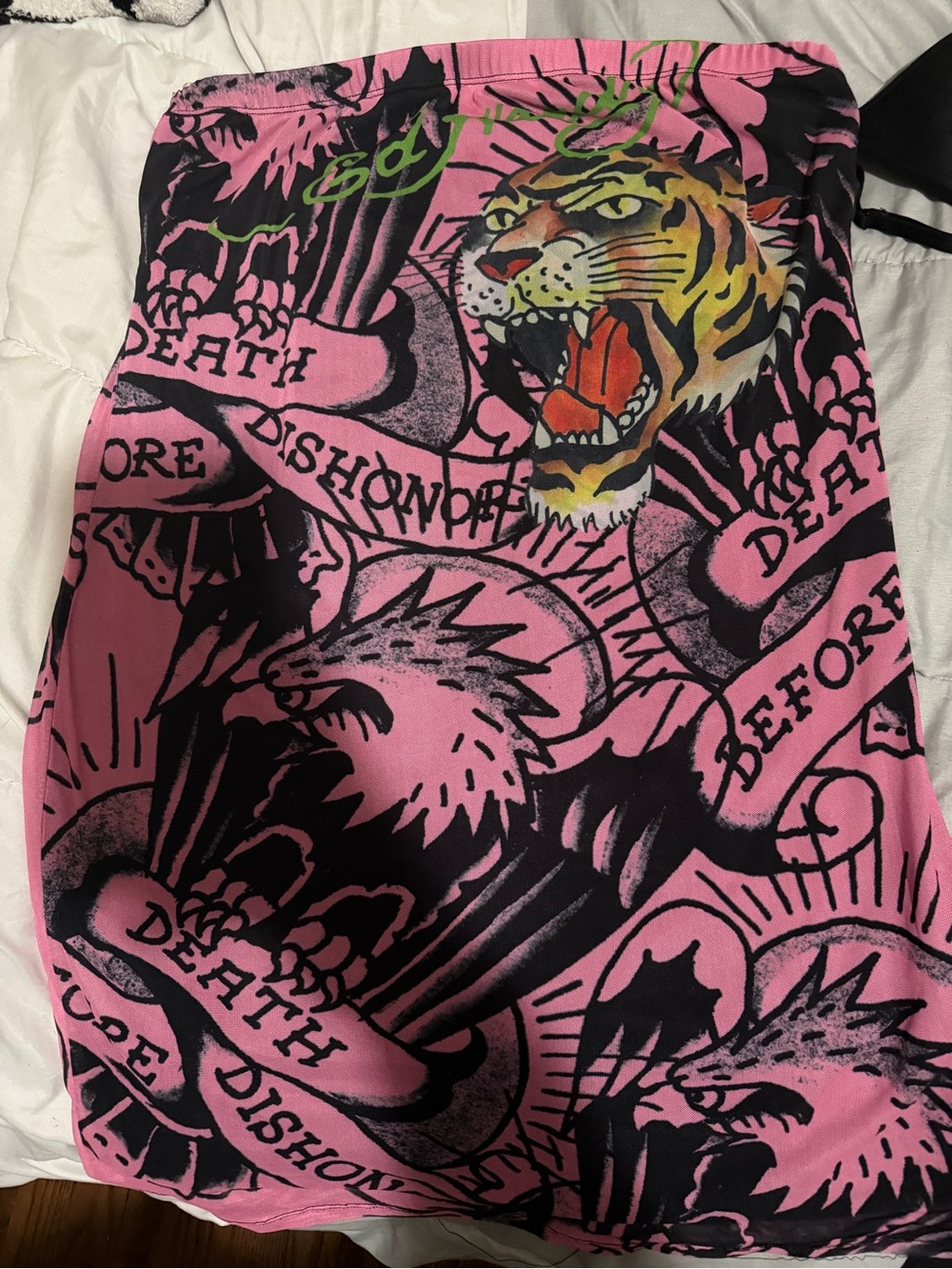 Ed hardy Graphic Tiger Print dress